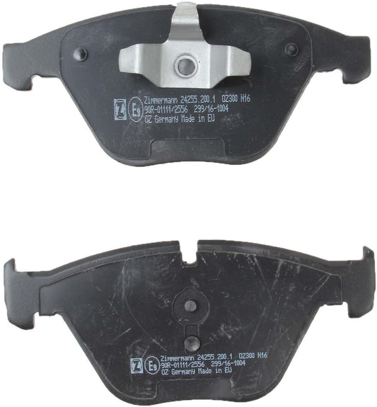 Back View of Disc Brake Pad Set ZIMMERMANN 242552001