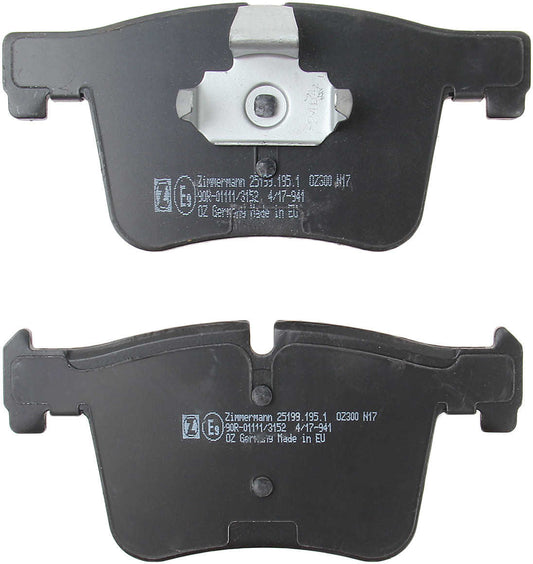 Back View of Disc Brake Pad Set ZIMMERMANN 251991951