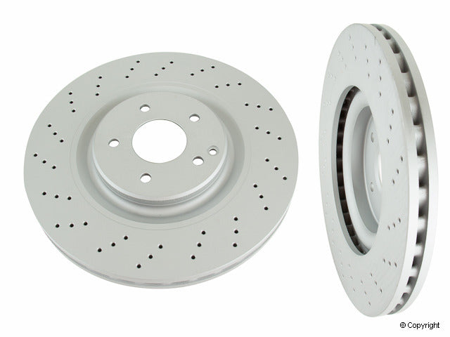 Top View of Disc Brake Rotor ZIMMERMANN 400362820