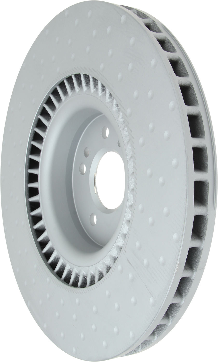 Angle View of Front Disc Brake Rotor ZIMMERMANN 400.3696.20