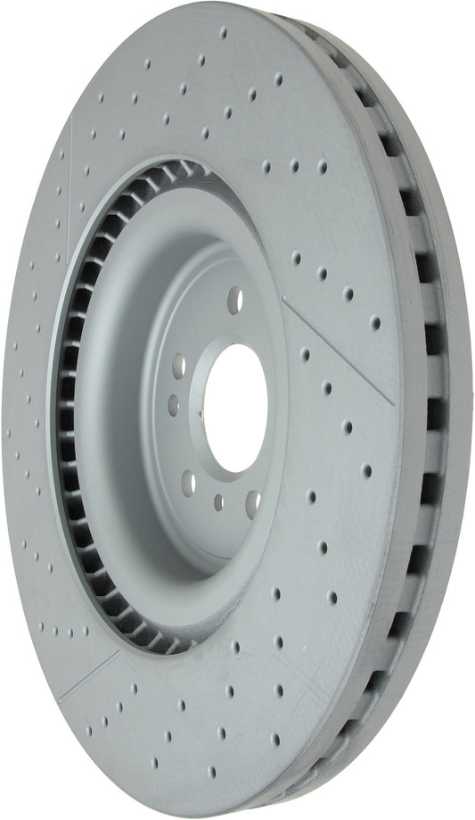 Angle View of Front Disc Brake Rotor ZIMMERMANN 400.3698.20