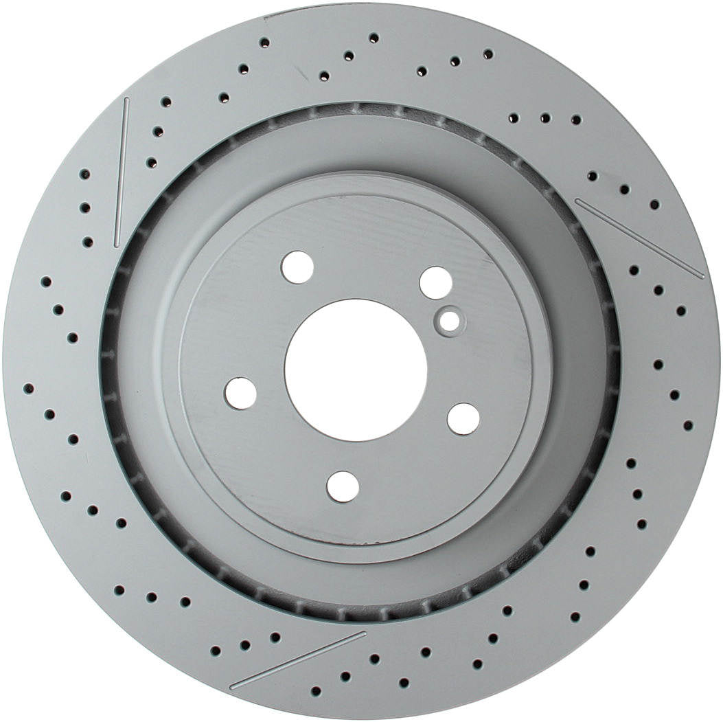 Front View of Rear Disc Brake Rotor ZIMMERMANN 400.5504.20