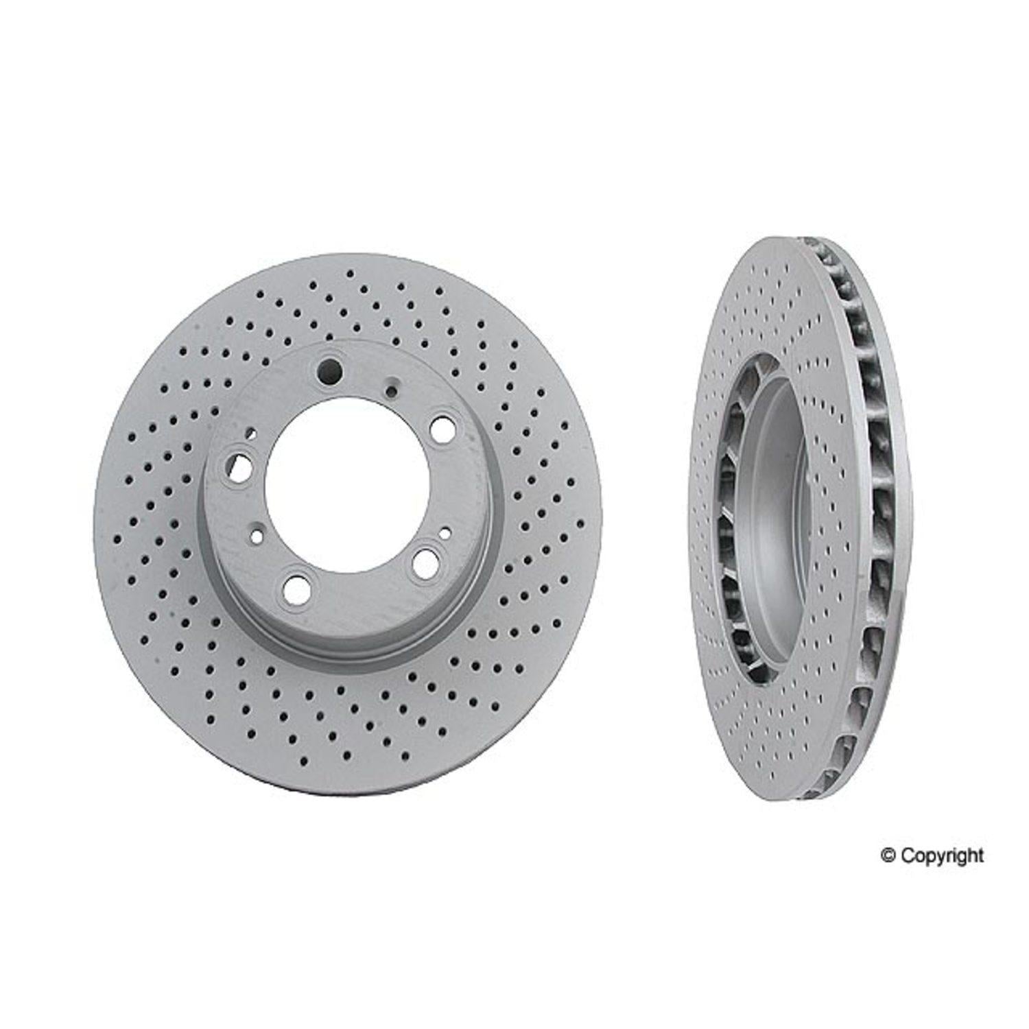 Front View of Disc Brake Rotor ZIMMERMANN 460152620