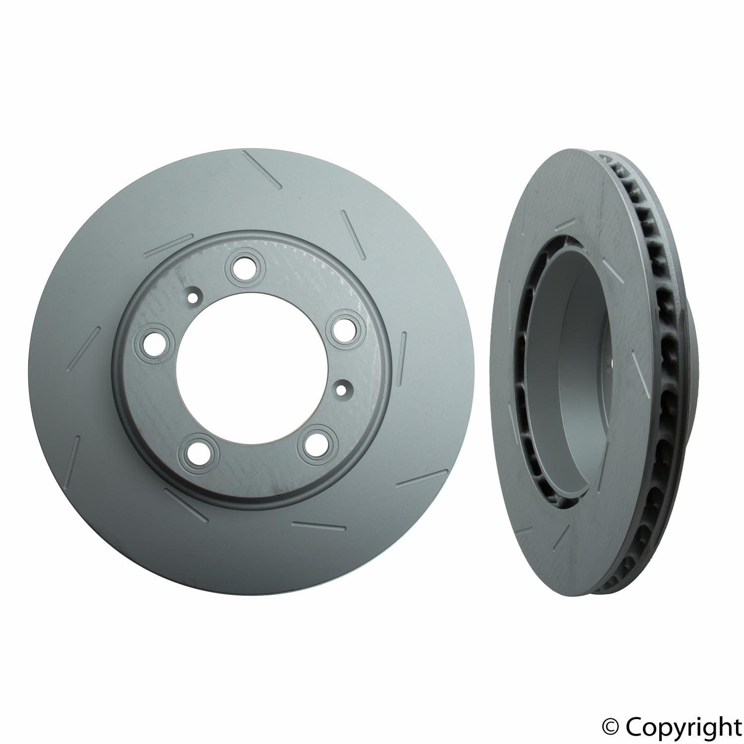 Front View of Disc Brake Rotor ZIMMERMANN 460158320