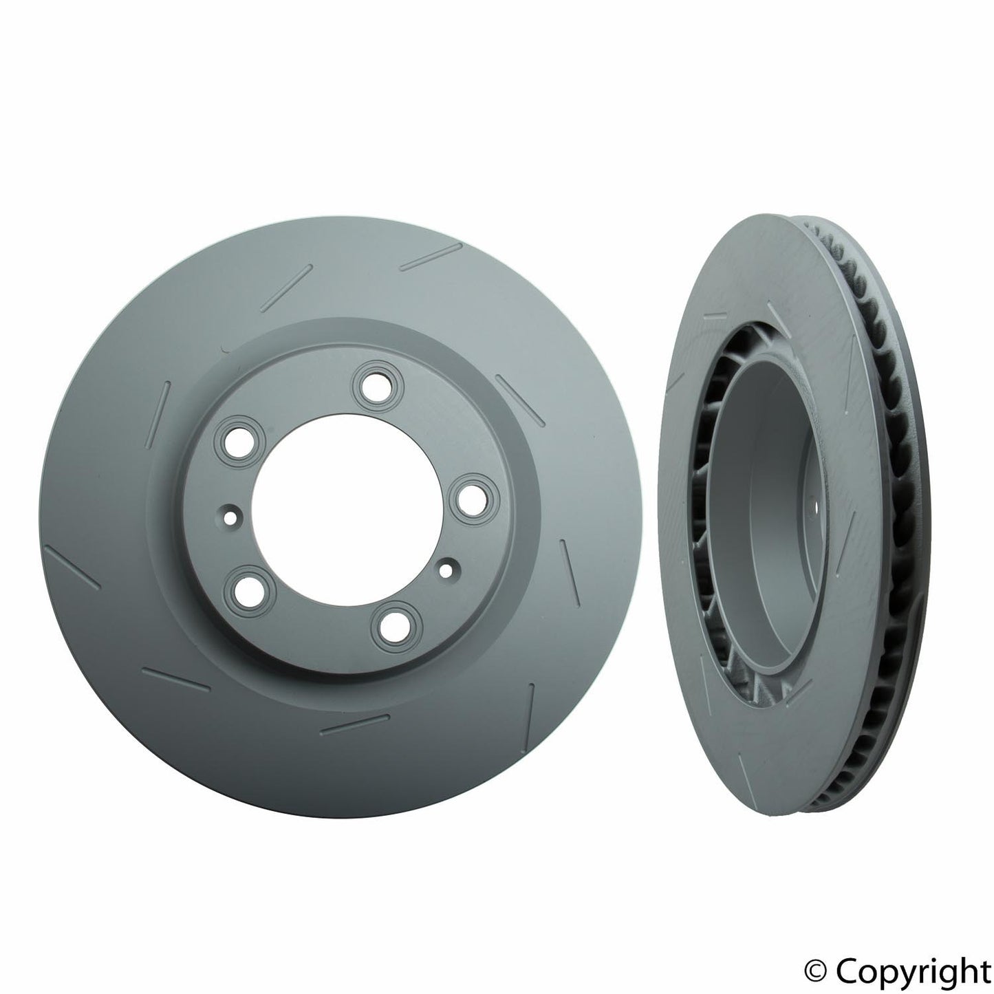 Front View of Disc Brake Rotor ZIMMERMANN 460158620