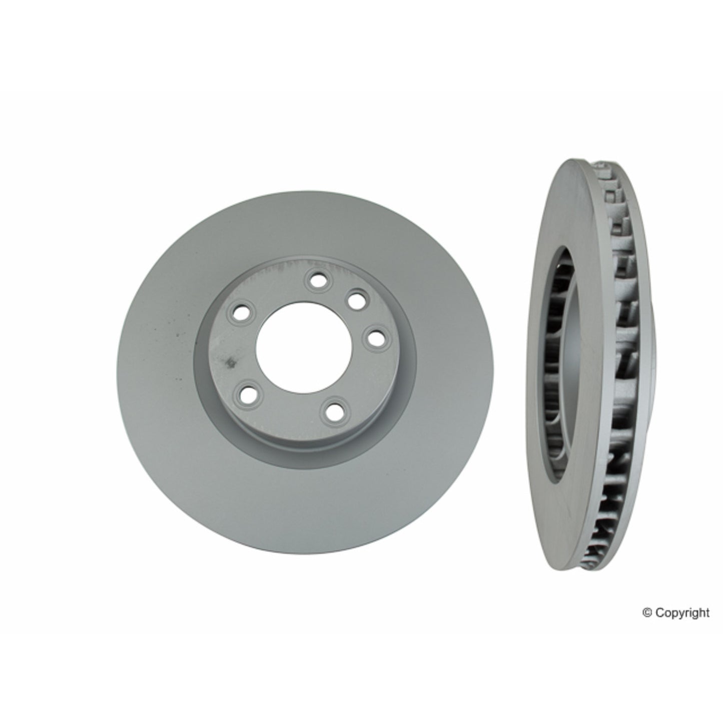 Front View of Disc Brake Rotor ZIMMERMANN 600324720