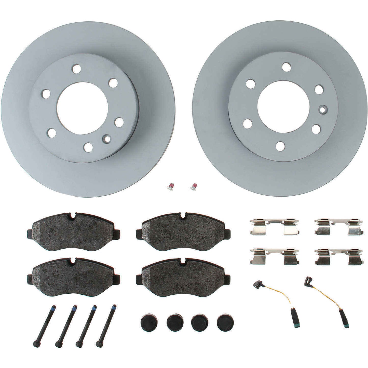 Front View of Front Disc Brake Rotor Set ZIMMERMANN 640.4310.00