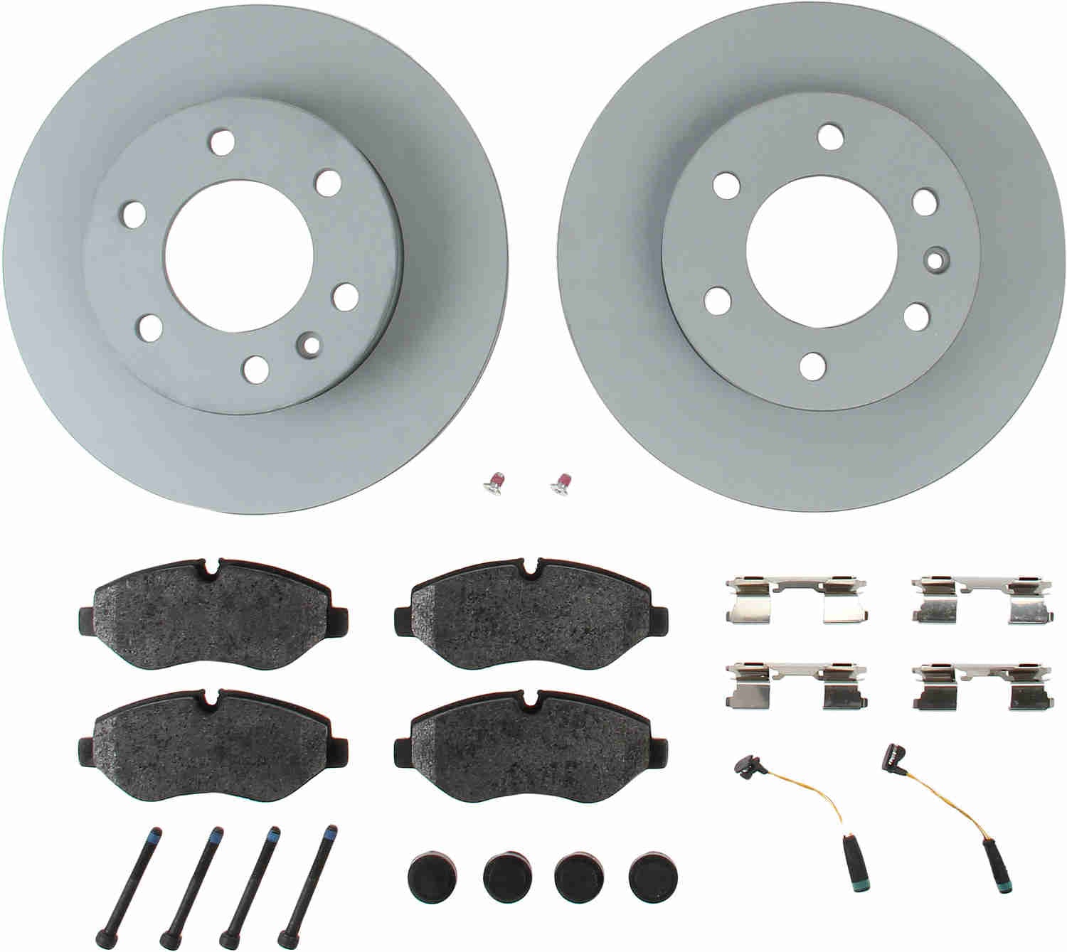 Kit View of Front Disc Brake Rotor Set ZIMMERMANN 640.4310.00