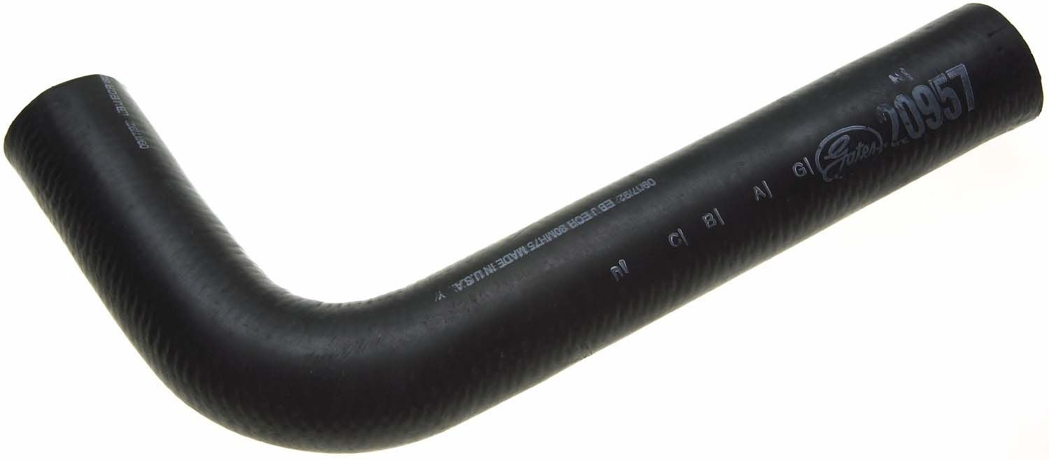 Front View of Upper Radiator Coolant Hose GATES 20957