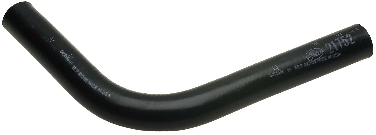 Front View of Upper Radiator Coolant Hose GATES 21752