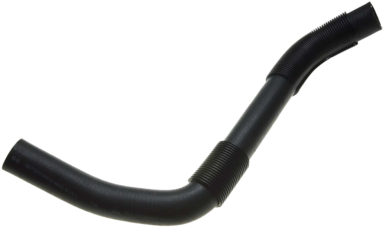 Front View of Upper Radiator Coolant Hose GATES 22020