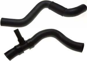 Front View of Upper Radiator Coolant Hose GATES 22242