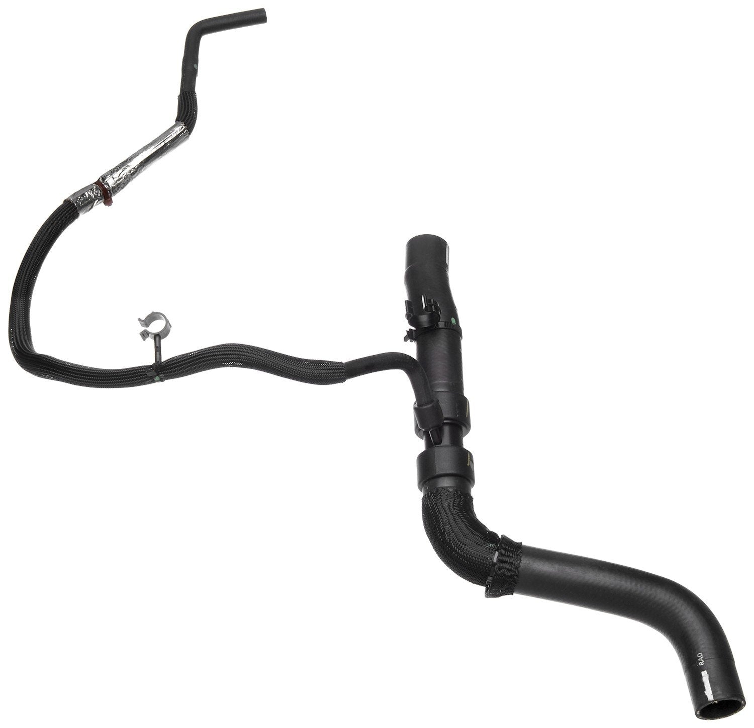 Top View of Upper Radiator Coolant Hose GATES 24627