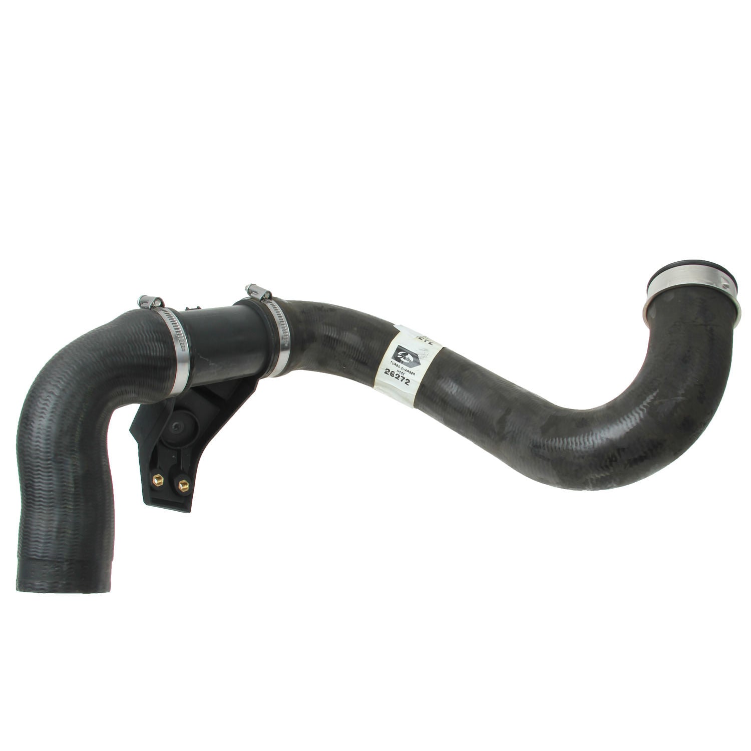 Angle View of Left Turbocharger Intercooler Hose GATES 26272