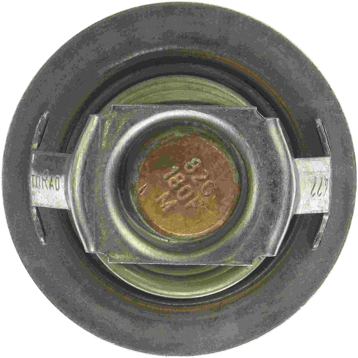 Bottom View of Engine Coolant Thermostat GATES 33428