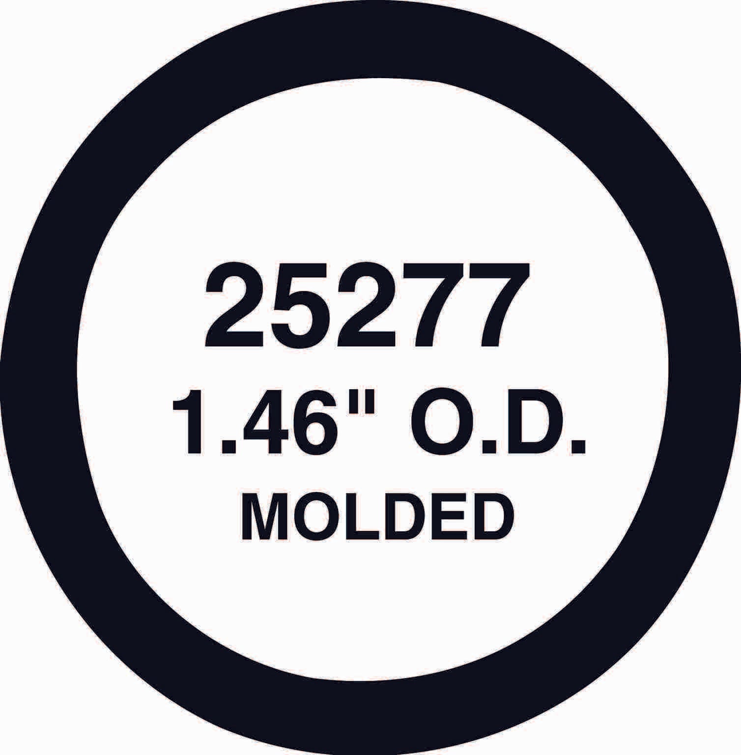 Front View of Engine Coolant Thermostat Seal GATES 33610