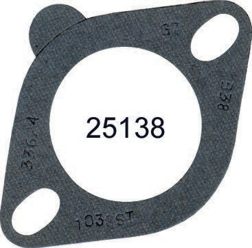 Front View of Engine Coolant Thermostat Housing Gasket GATES 33624