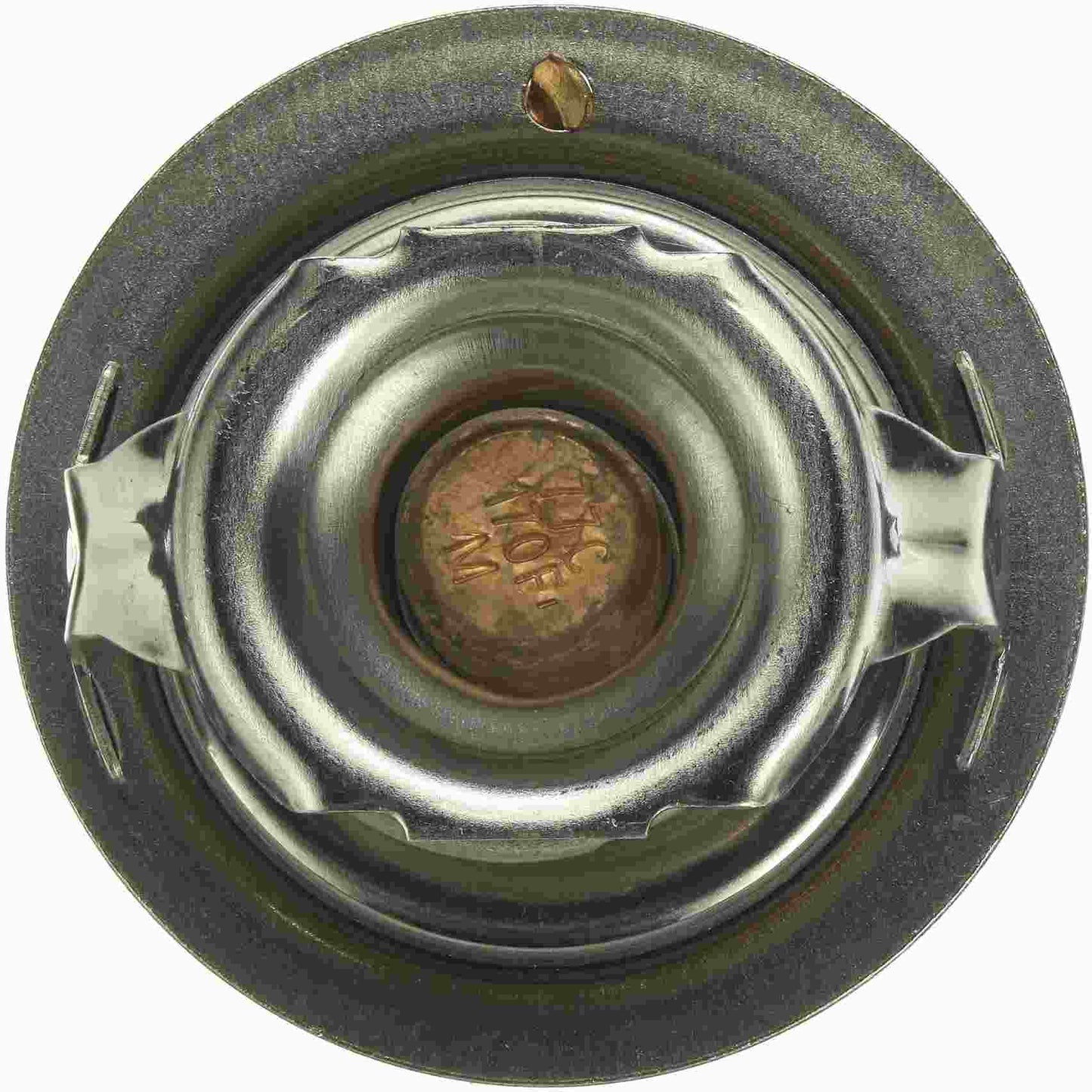 Bottom View of Engine Coolant Thermostat GATES 34012