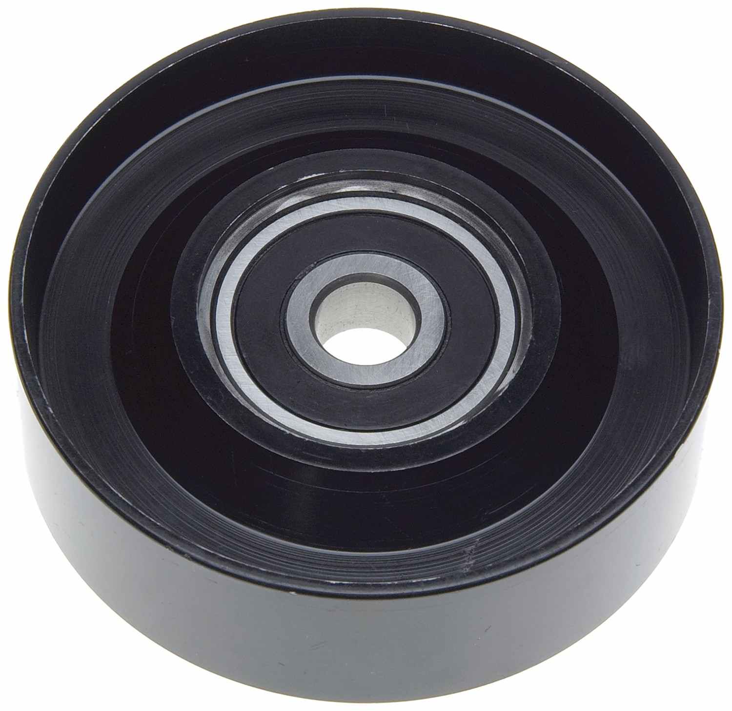 Top View of Accessory Drive Belt Idler Pulley GATES 36087