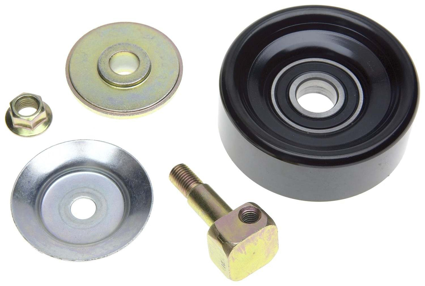 Top View of Accessory Drive Belt Idler Pulley GATES 36142