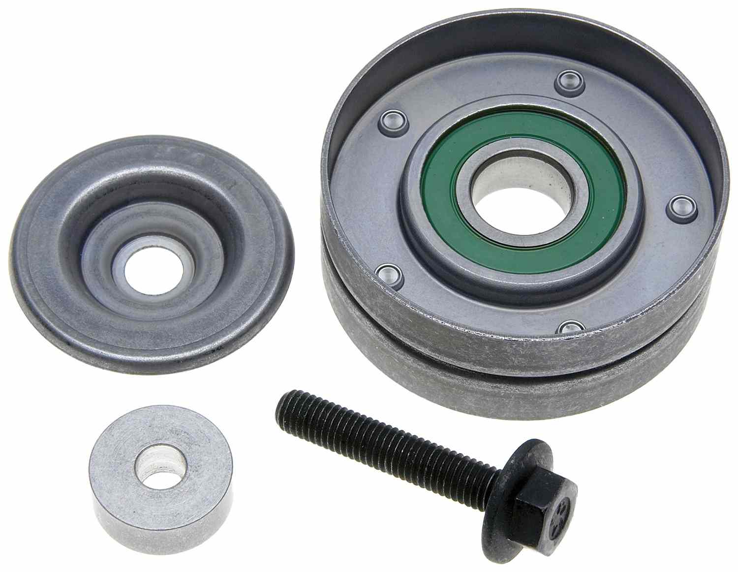 Top View of Accessory Drive Belt Idler Pulley GATES 36168