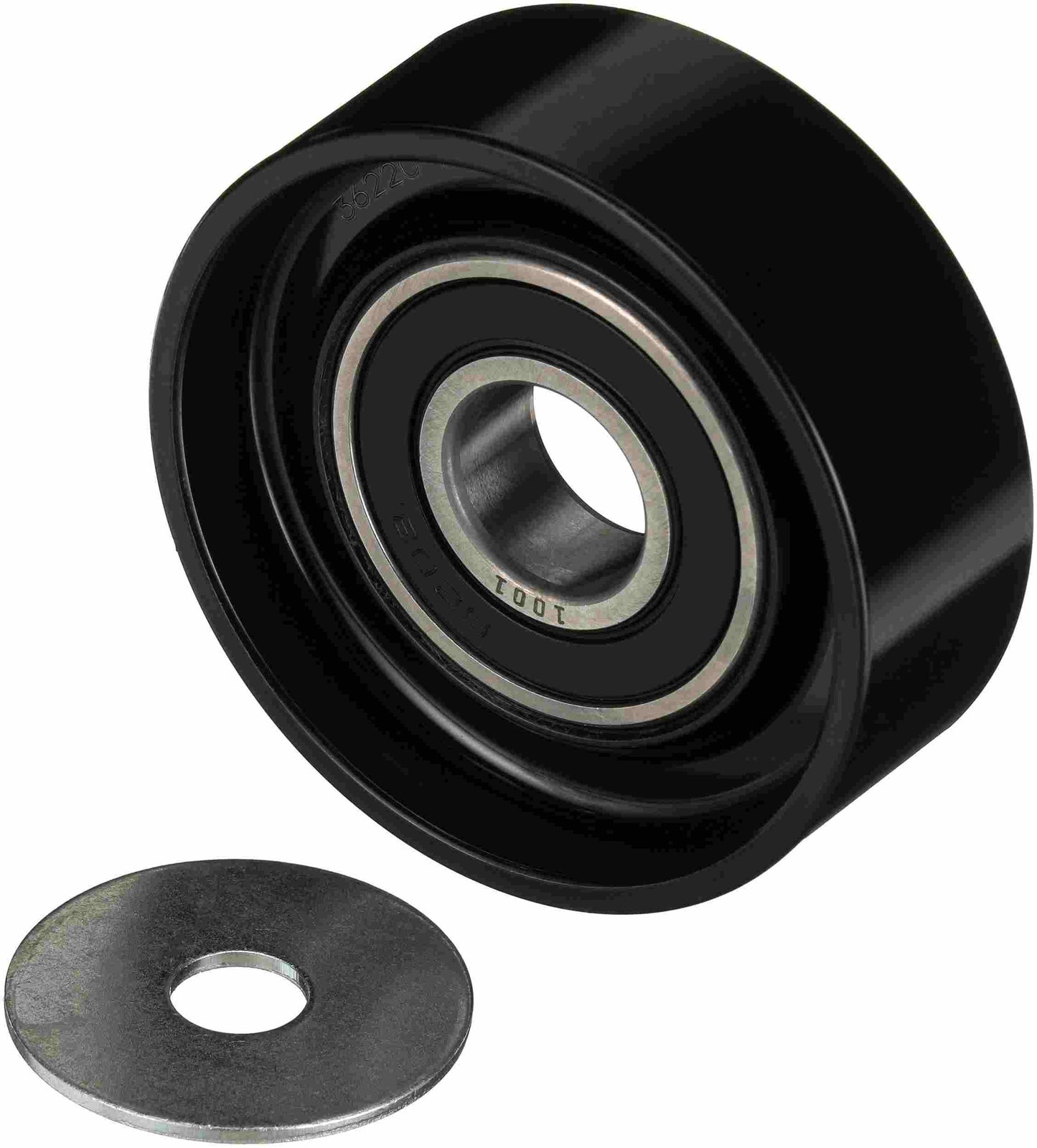 Angle View of Accessory Drive Belt Tensioner Pulley GATES 36220