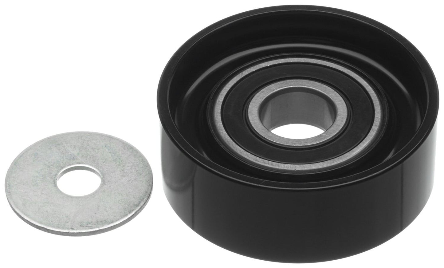 Bottom View of Accessory Drive Belt Tensioner Pulley GATES 36220