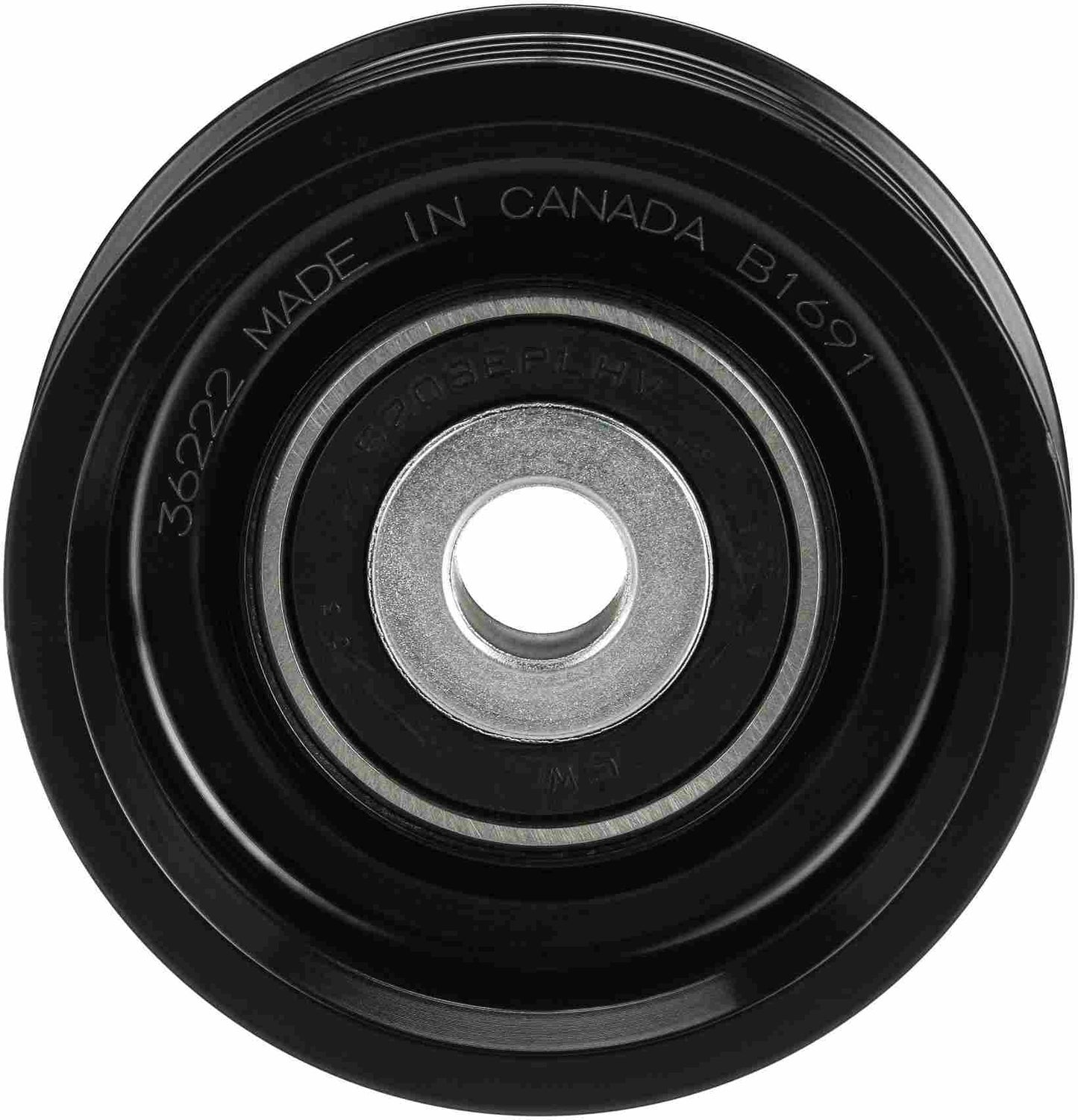 Front View of Accessory Drive Belt Idler Pulley GATES 36222