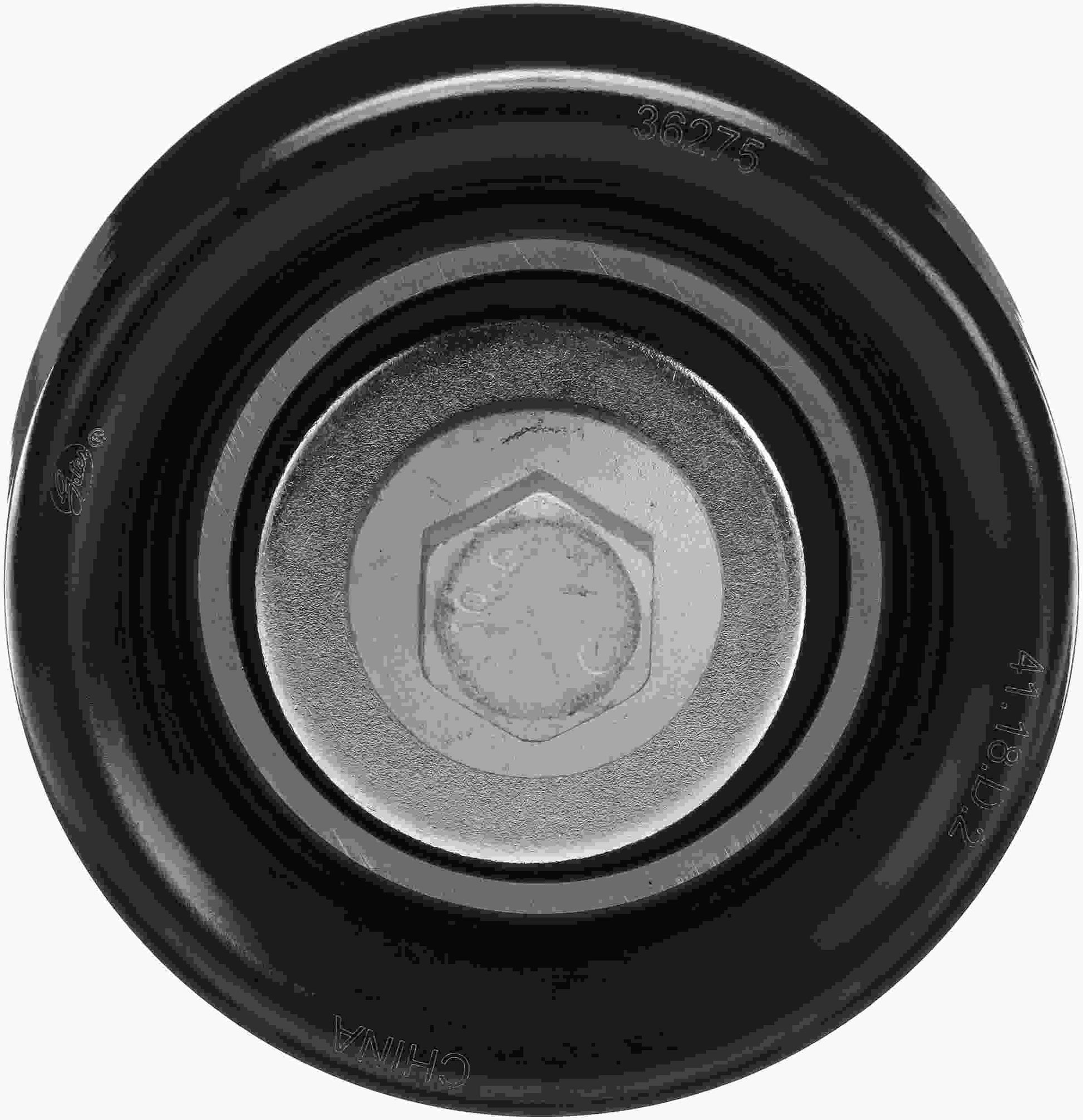 Front View of Accessory Drive Belt Idler Pulley GATES 36275