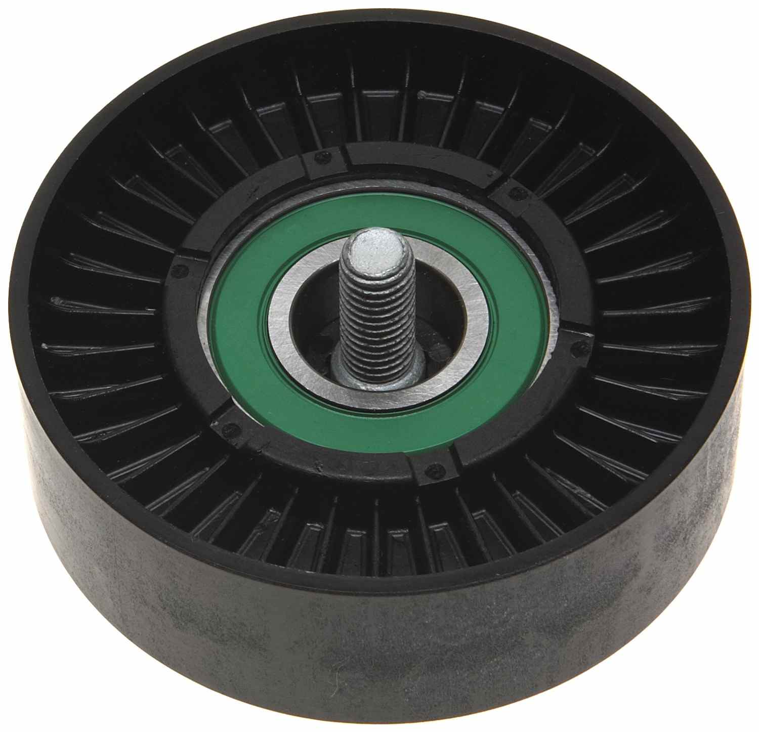 Bottom View of Accessory Drive Belt Idler Pulley GATES 36367