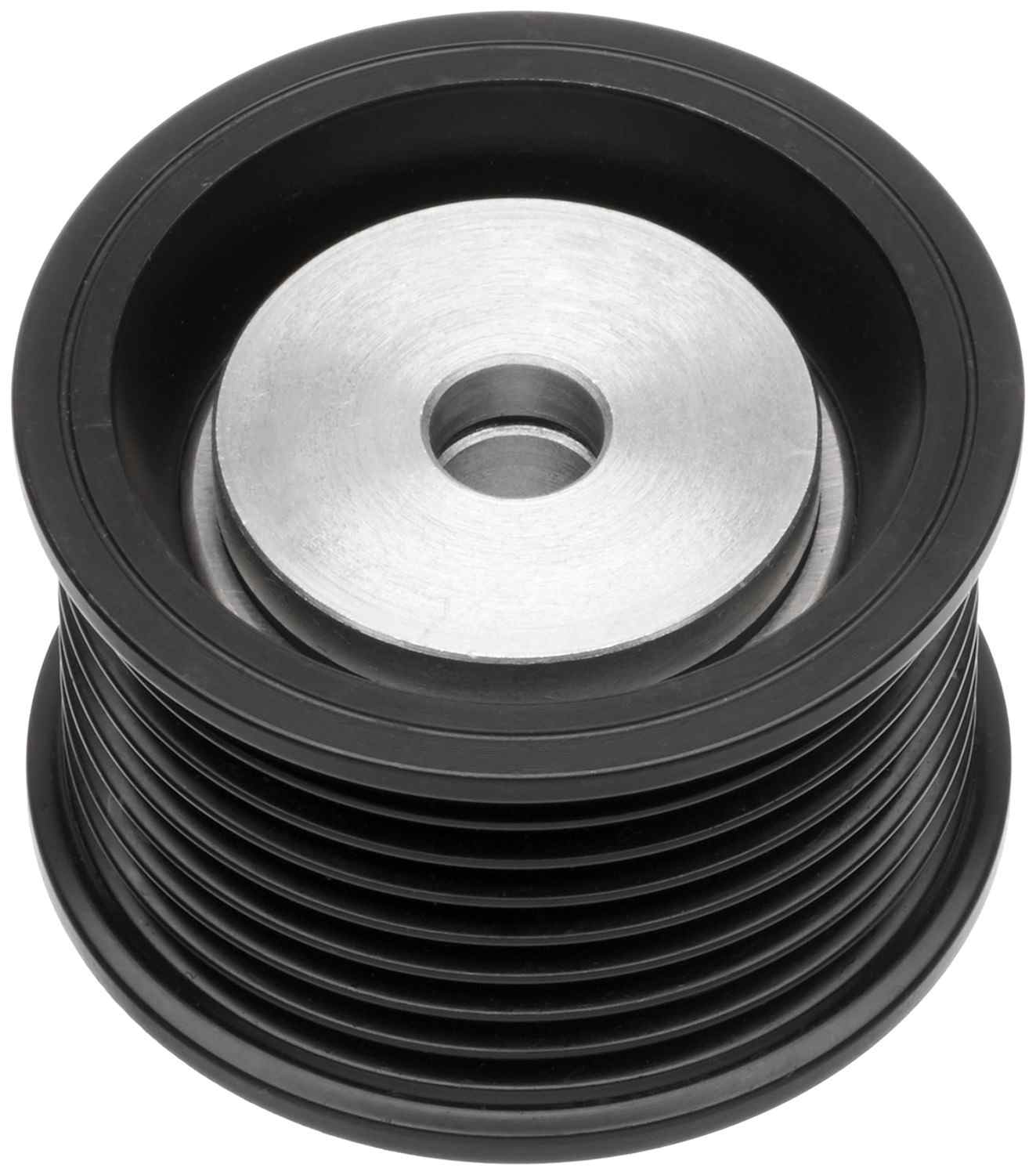 Top View of Accessory Drive Belt Idler Pulley GATES 36370