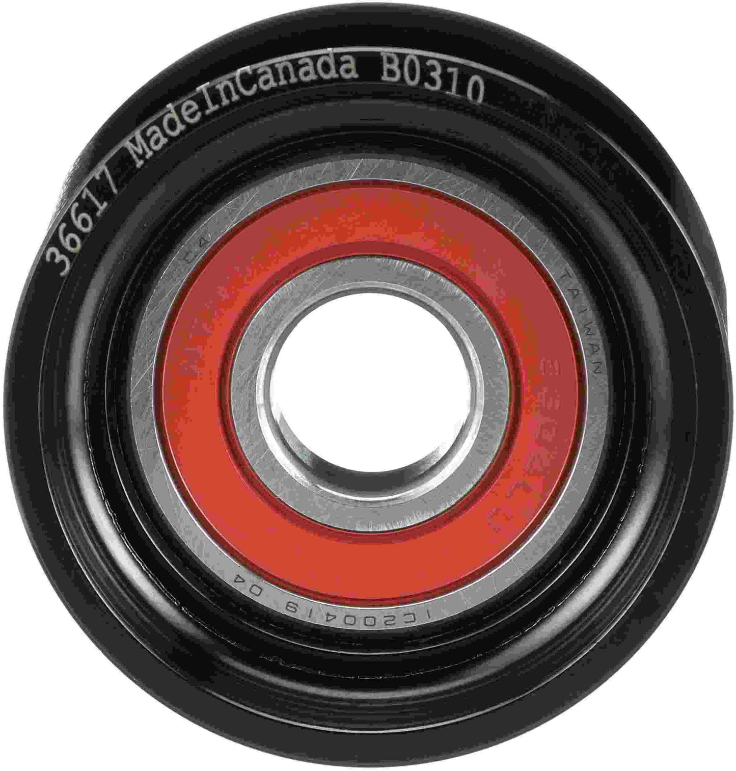 Front View of Accessory Drive Belt Idler Pulley GATES 36617