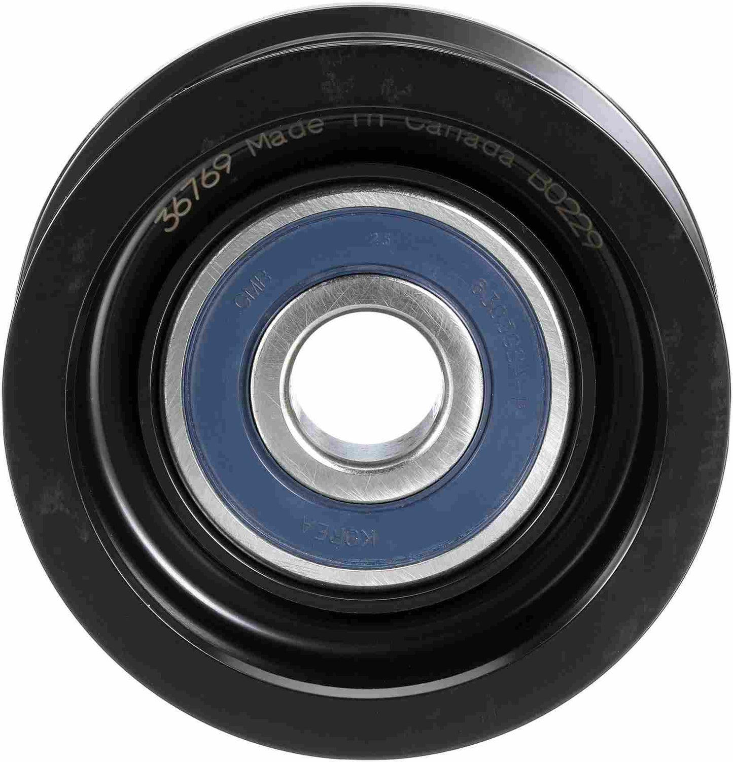 Front View of Accessory Drive Belt Idler Pulley GATES 36769