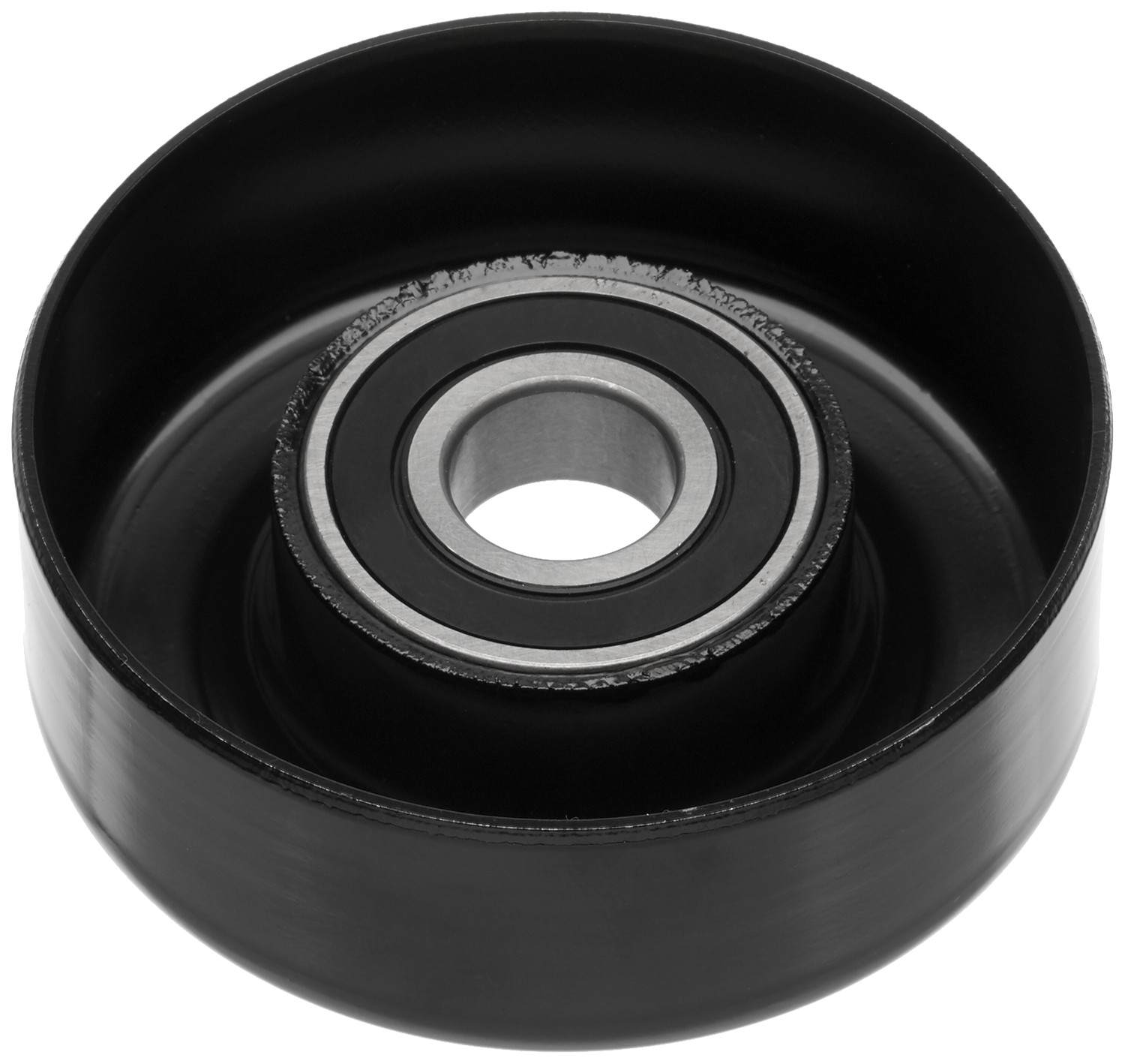 Bottom View of Accessory Drive Belt Tensioner Pulley GATES 38005