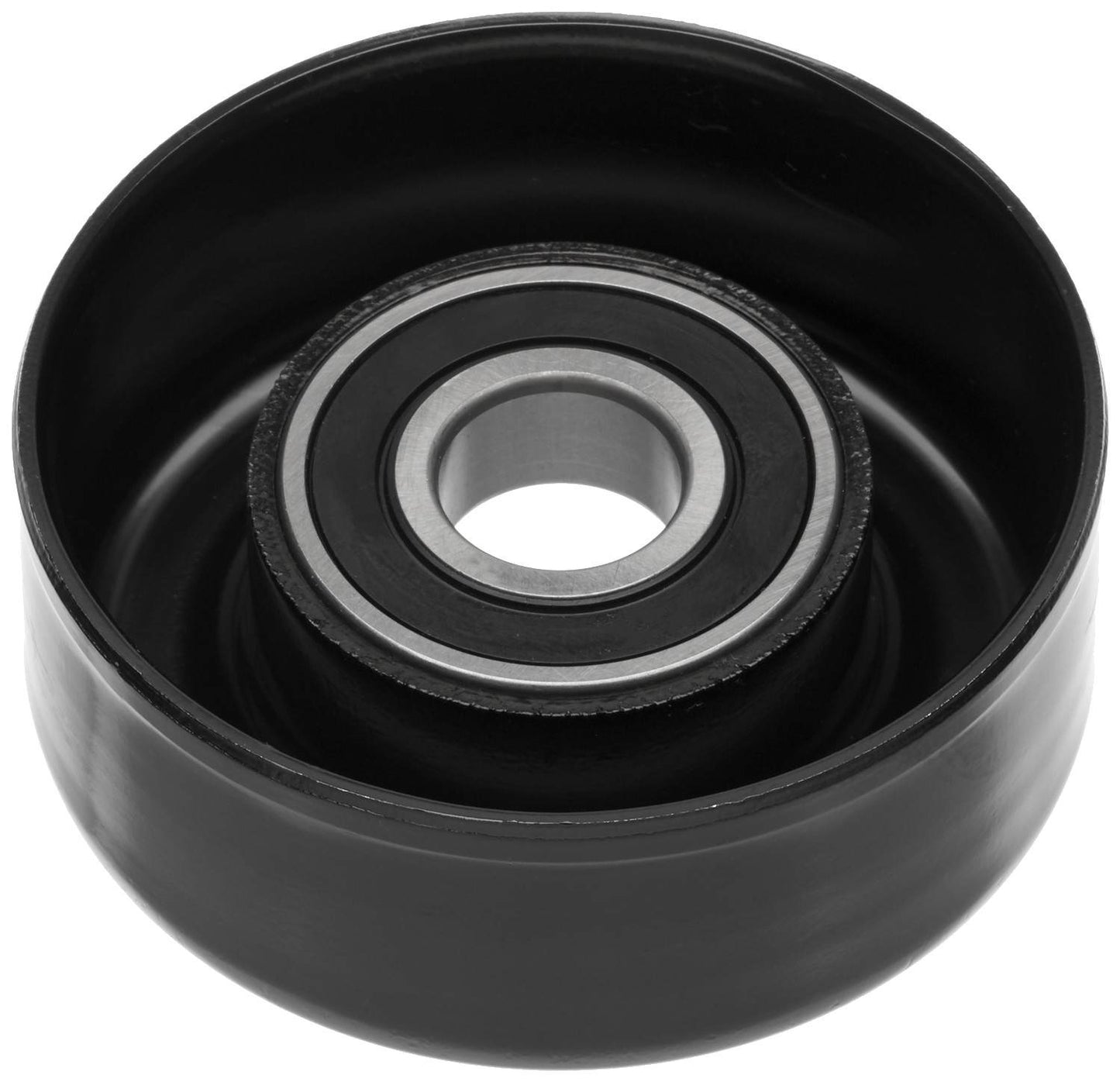 Bottom View of Accessory Drive Belt Tensioner Pulley GATES 38006