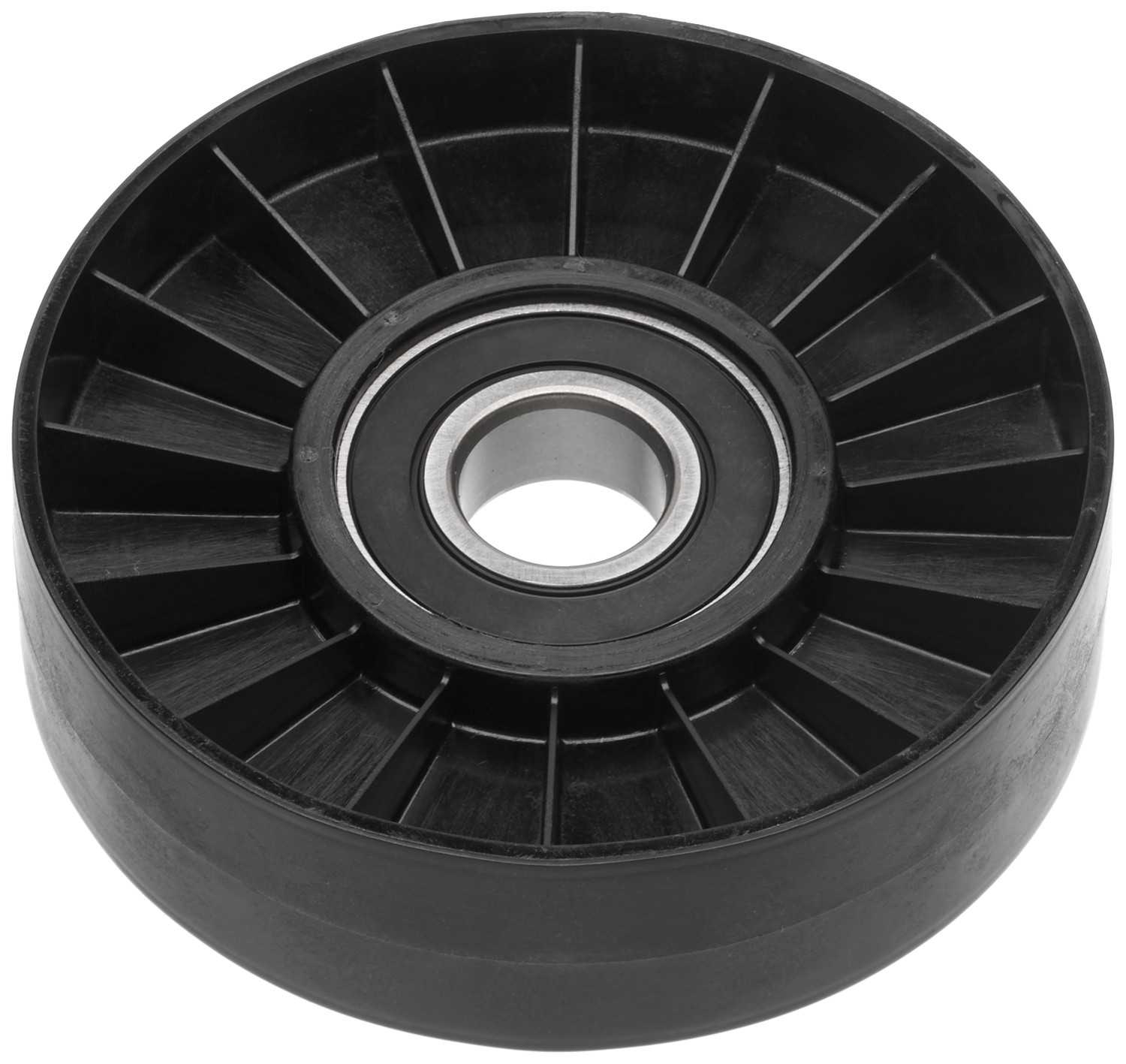 Top View of Accessory Drive Belt Idler Pulley GATES 38007