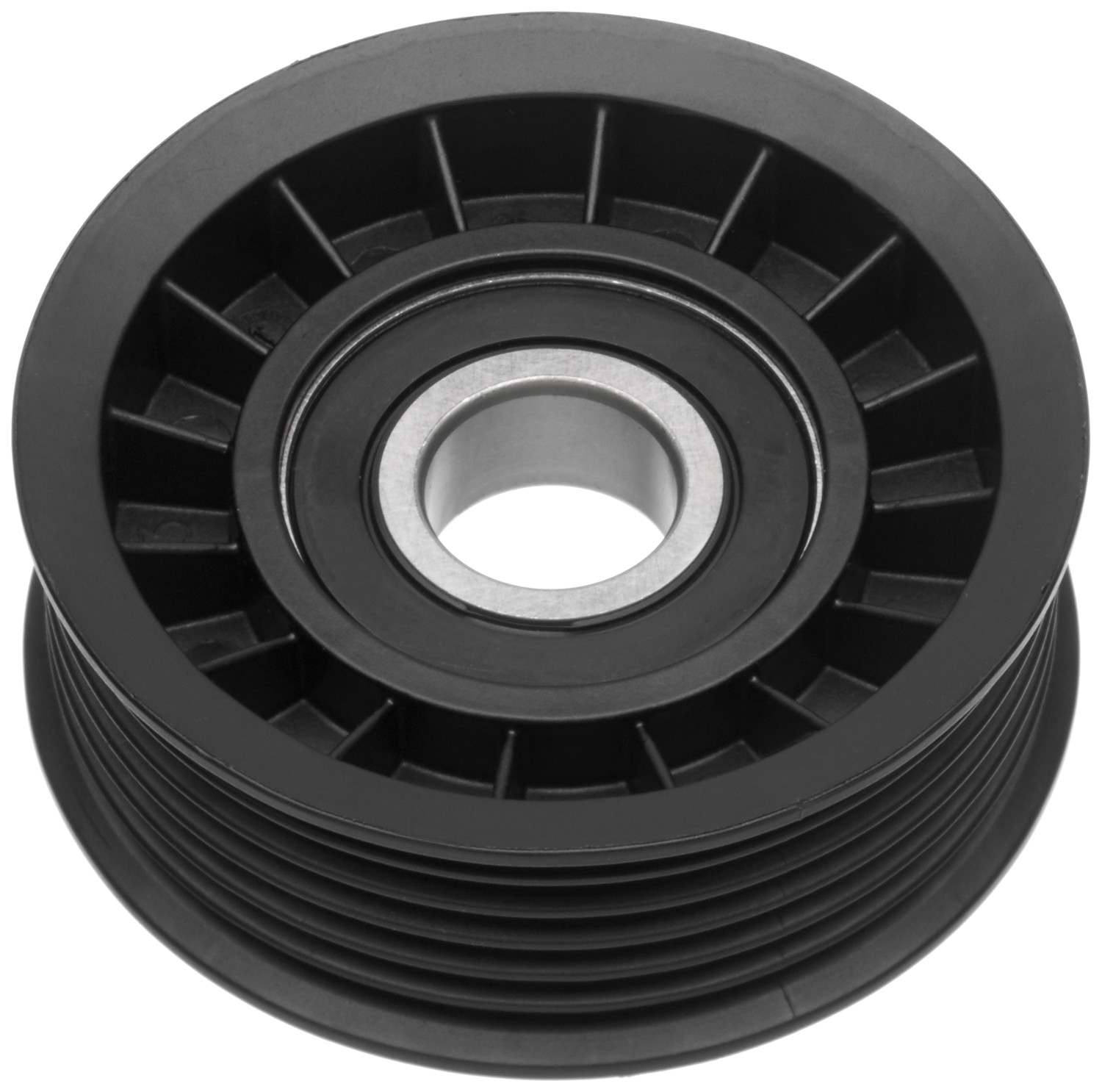 Top View of Accessory Drive Belt Idler Pulley GATES 38008