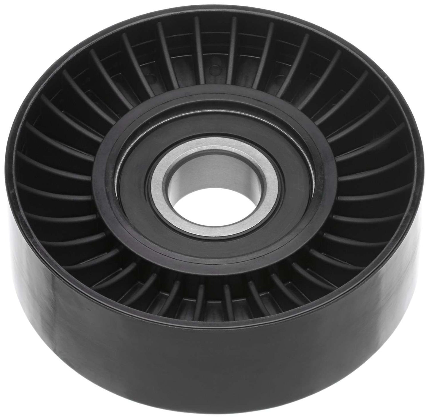 Bottom View of Accessory Drive Belt Tensioner Pulley GATES 38015