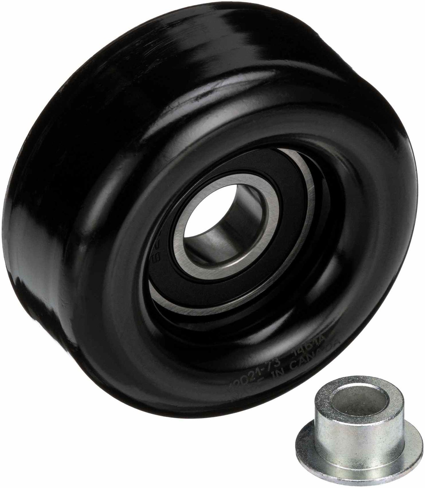 Angle View of Accessory Drive Belt Idler Pulley GATES 38043