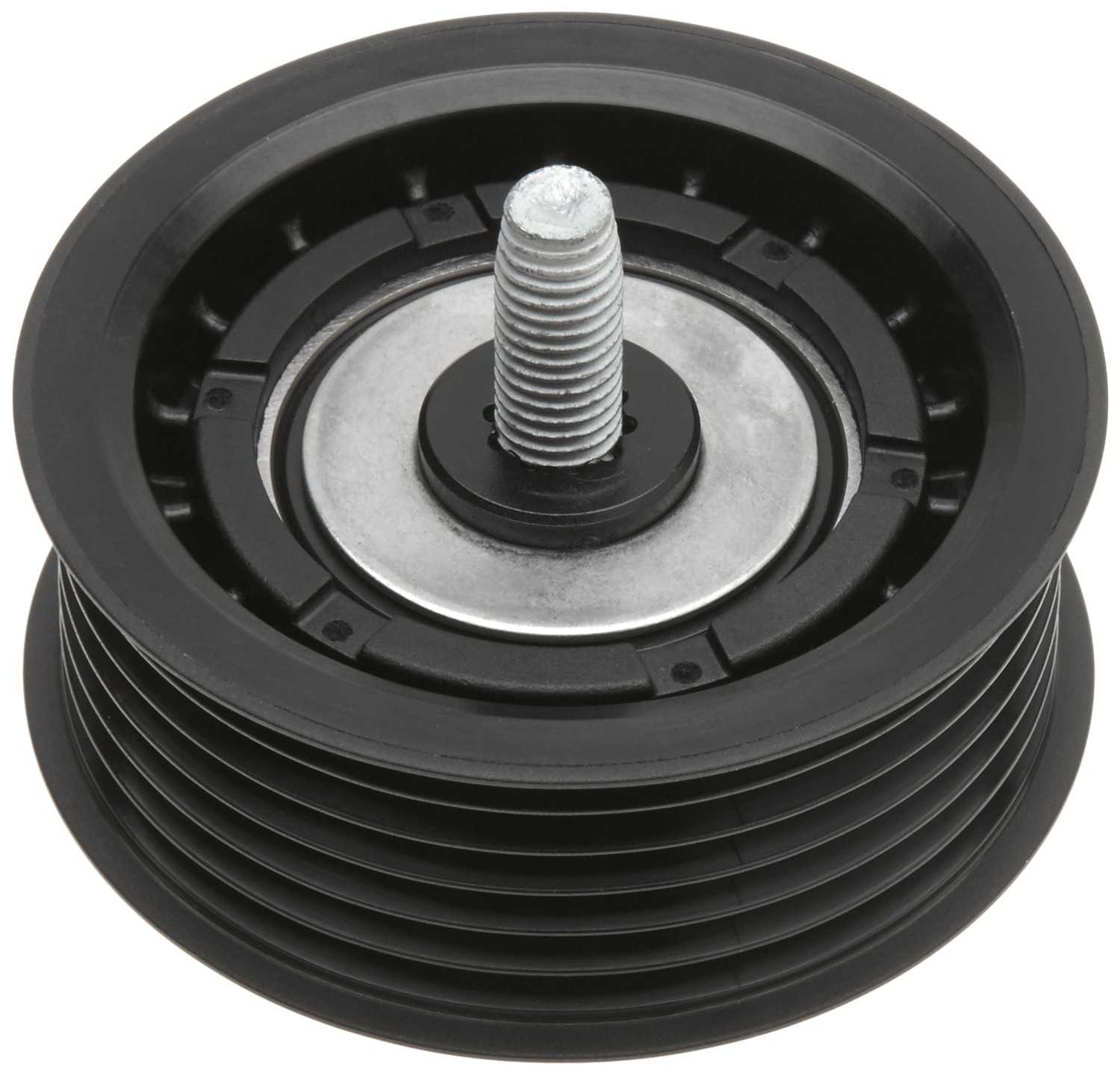 Bottom View of Upper Accessory Drive Belt Idler Pulley GATES 38099