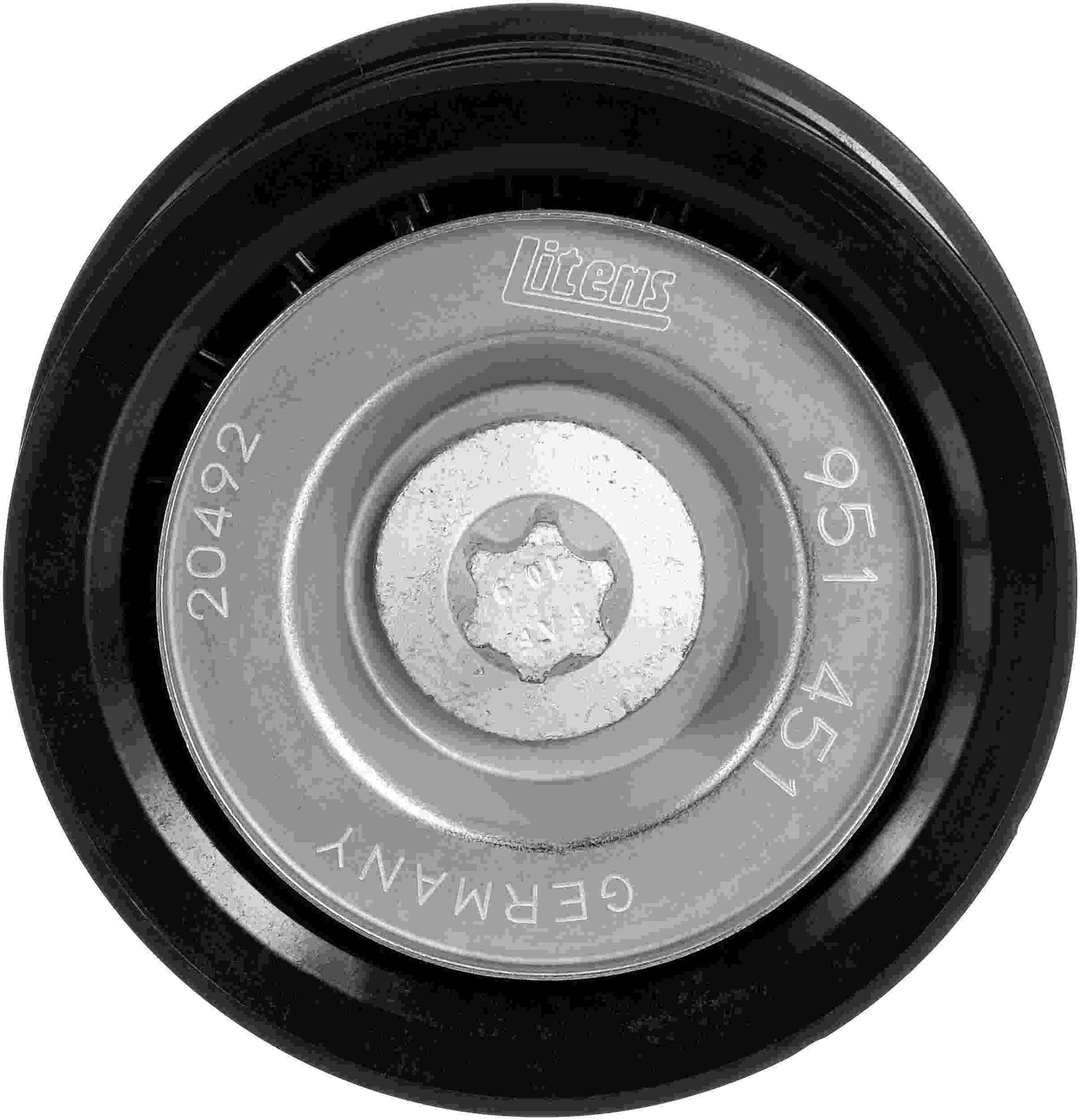 Front View of Upper Accessory Drive Belt Idler Pulley GATES 38099