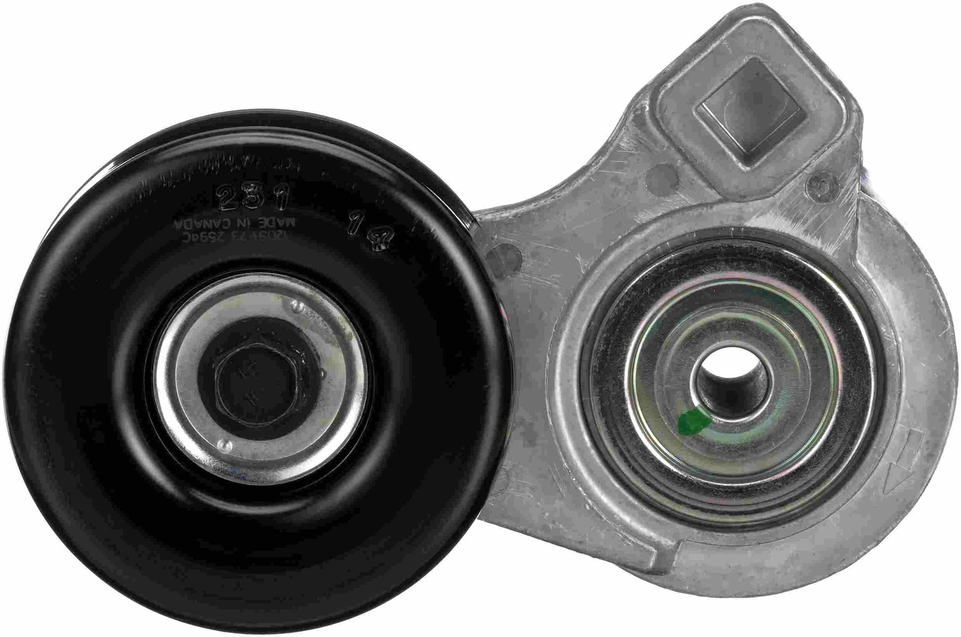 Front View of Accessory Drive Belt Tensioner Assembly GATES 38184