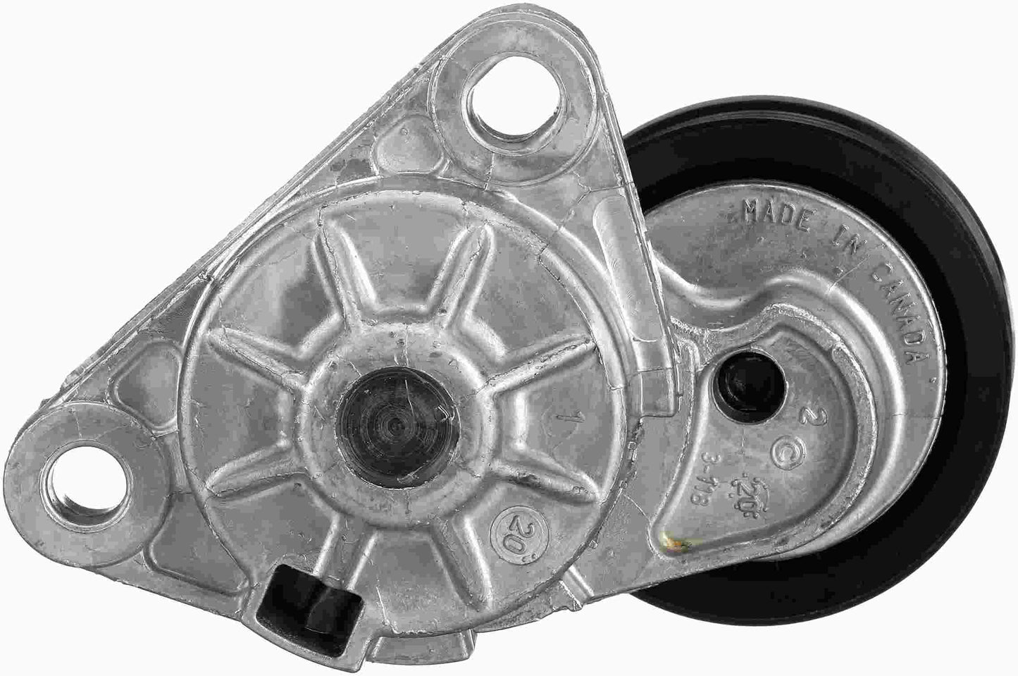 Back View of Accessory Drive Belt Tensioner Assembly GATES 38194