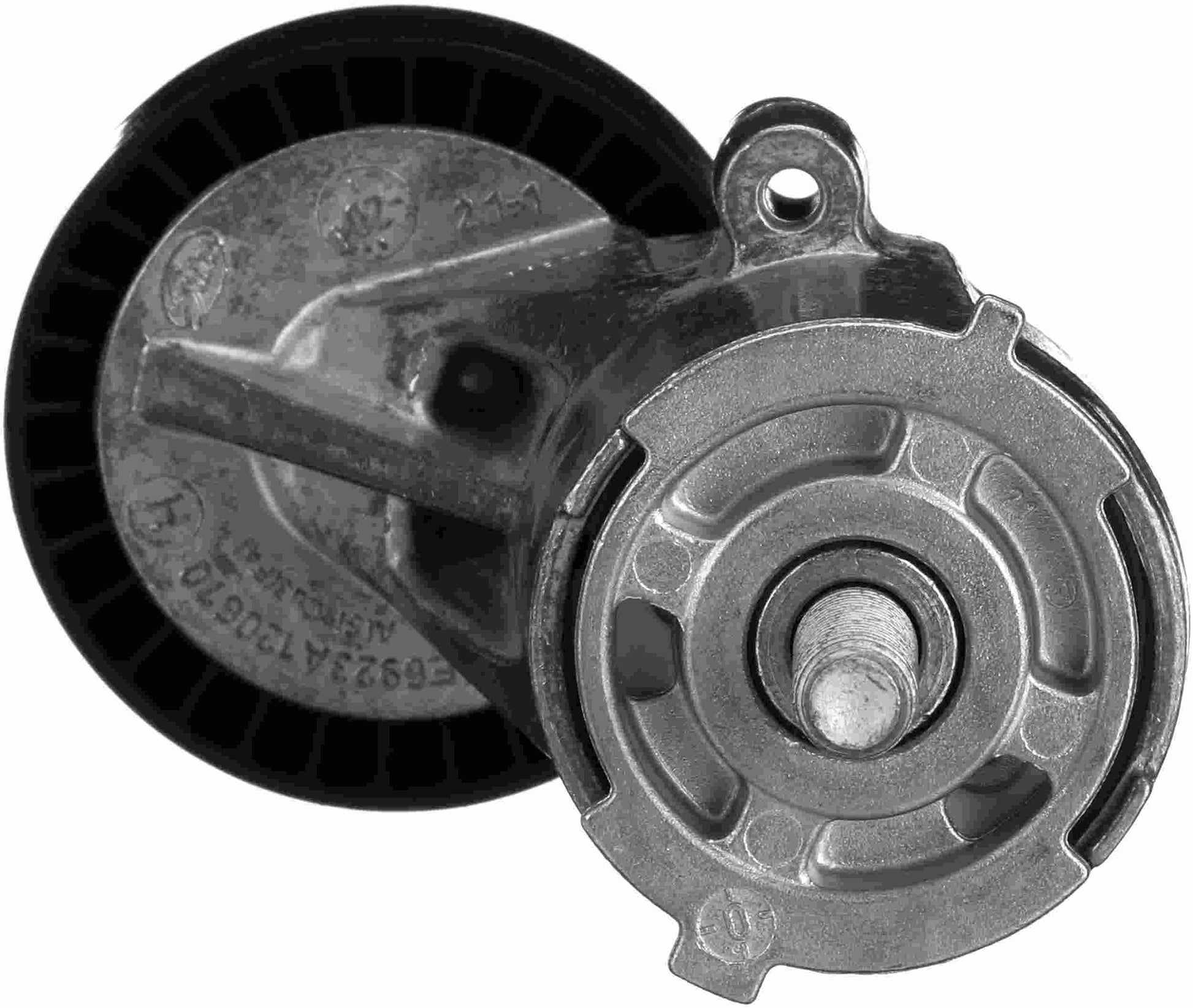 Back View of Accessory Drive Belt Tensioner Assembly GATES 38314