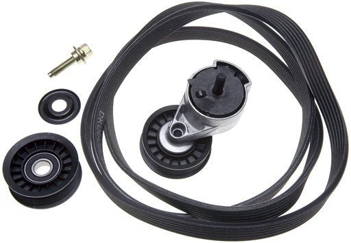 Back View of Serpentine Belt Drive Solution Kit GATES 38379K