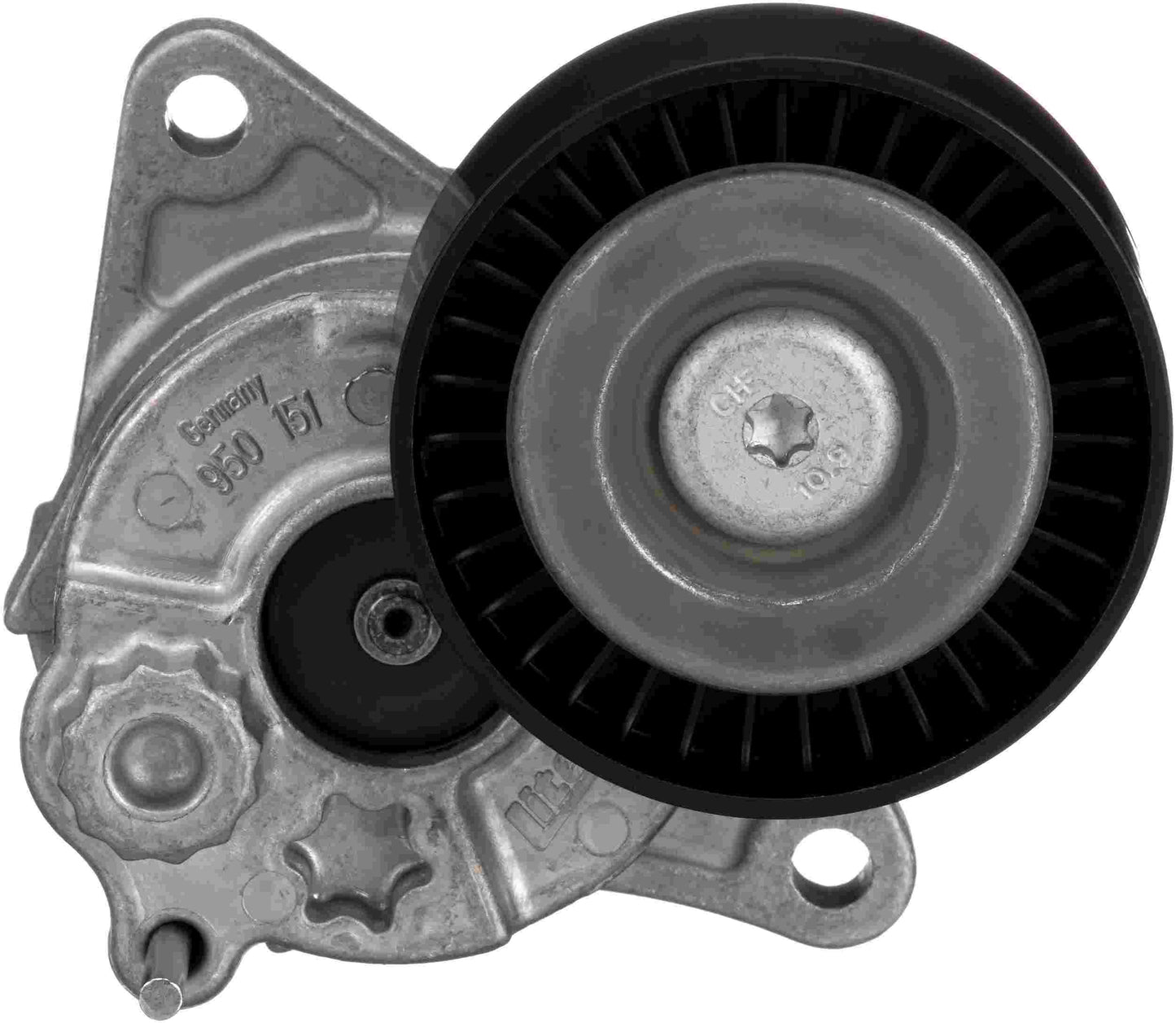 Front View of Accessory Drive Belt Tensioner Assembly GATES 38415