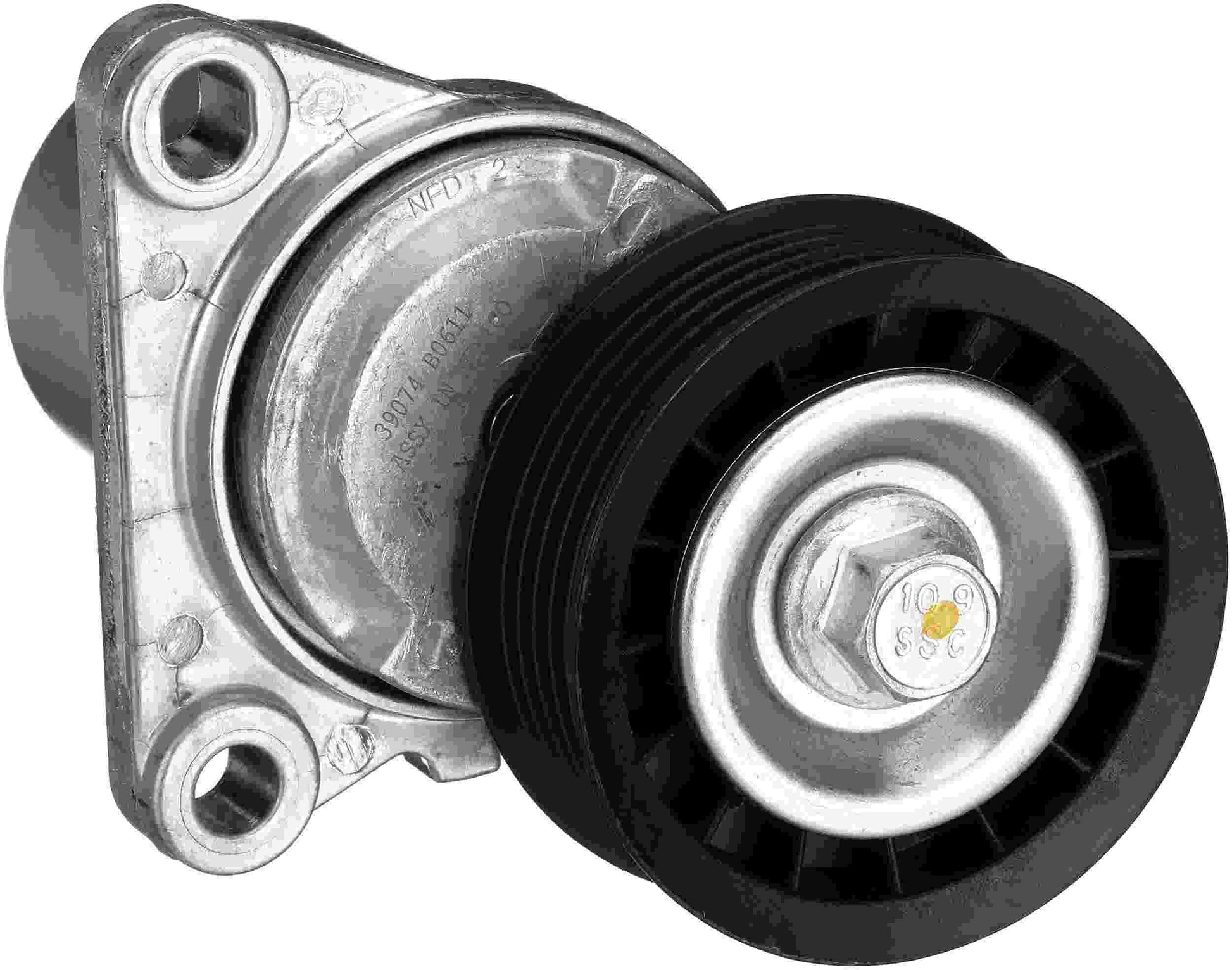 Angle View of Accessory Drive Belt Tensioner Assembly GATES 39074