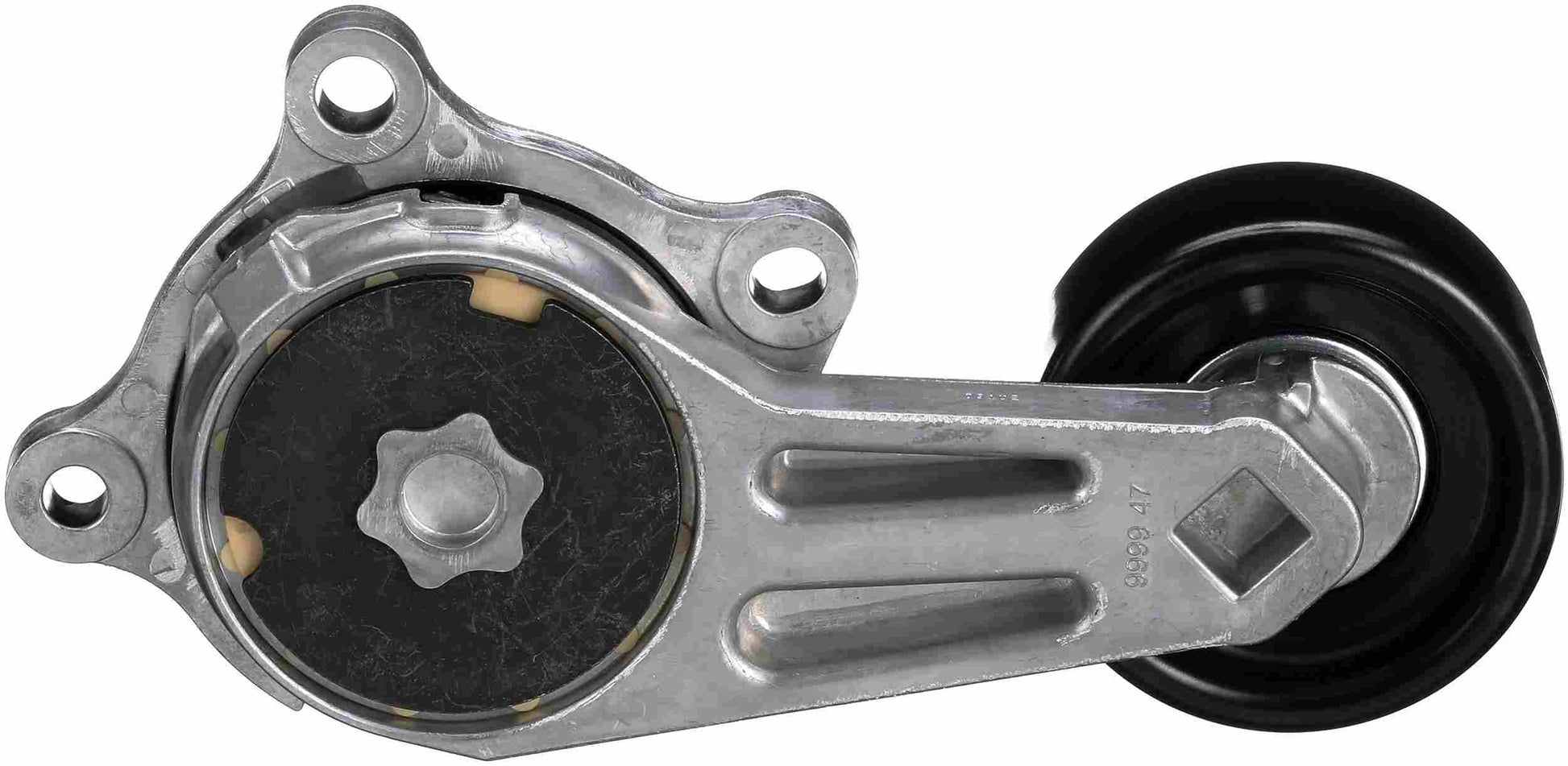 Back View of Accessory Drive Belt Tensioner Assembly GATES 39179