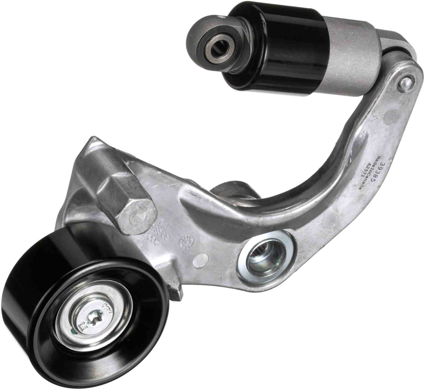 Angle View of Accessory Drive Belt Tensioner Assembly GATES 39385