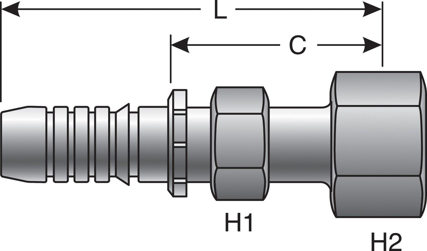 Top View of Adapter GATES G20230-1210